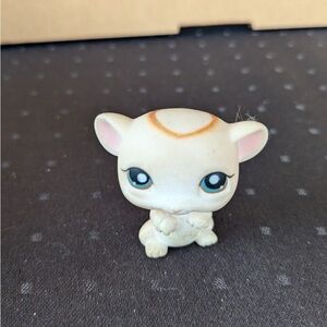 Littlest Pet Shop Cream and Brown Figure
